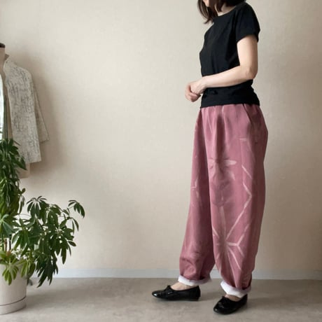 『杁守：IRISU』 Cocoon pants