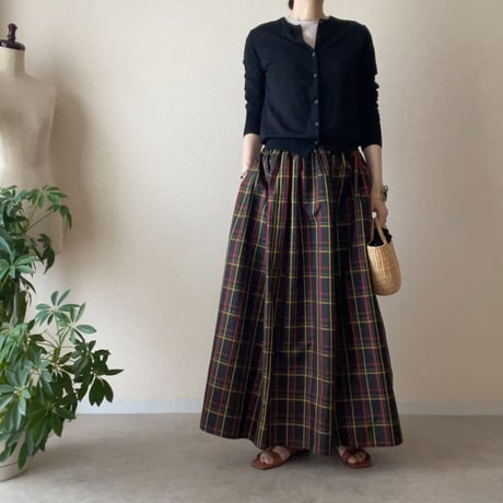 『大島紬ギャザースカート』gathered skirt