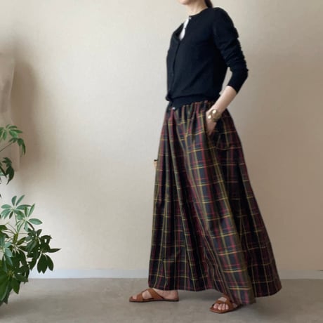 『大島紬ギャザースカート』gathered skirt
