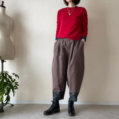 『千景：CHIKAGE』Cocoon pants