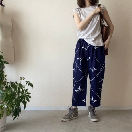 『木葉の妹：Konoha's sis.』 Cocoon pants（cotton）
