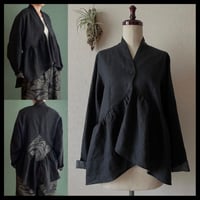 『バックダイヤ・トップス黒』Back-diamond tops