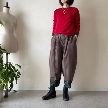 『千景：CHIKAGE』Cocoon pants
