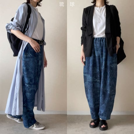 4タイプから選べるセミオーダー・琉球本藍染