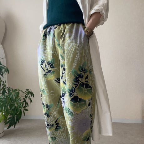 『鈴：SUZU』Cocoon pants (cotton)