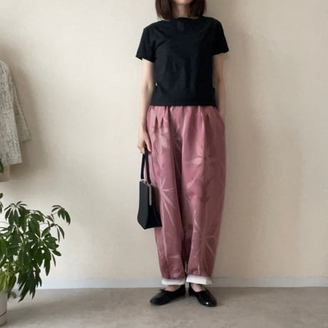 『杁守：IRISU』 Cocoon pants