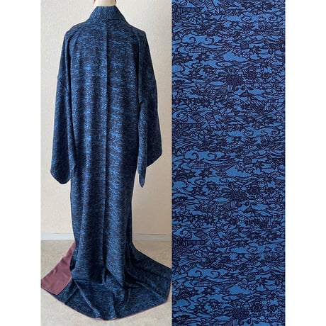 藍色染めシャツ/ Indigo shirt
