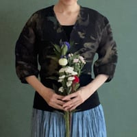 アンティーク紗絣のボレロ
