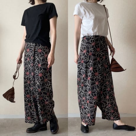 『折華：SEKKA』Wrap Sarouel pants