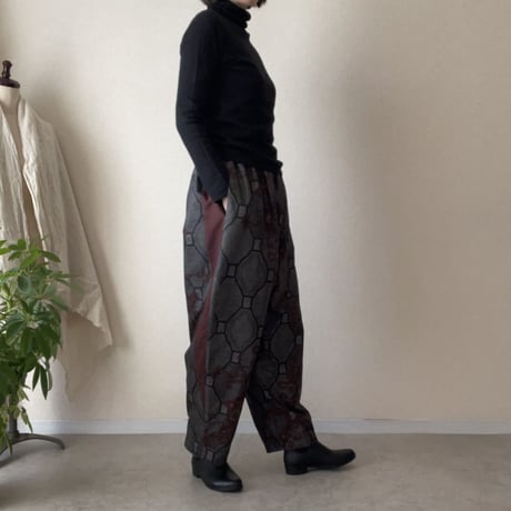 『果晶：KASHO』 Cocoon pants