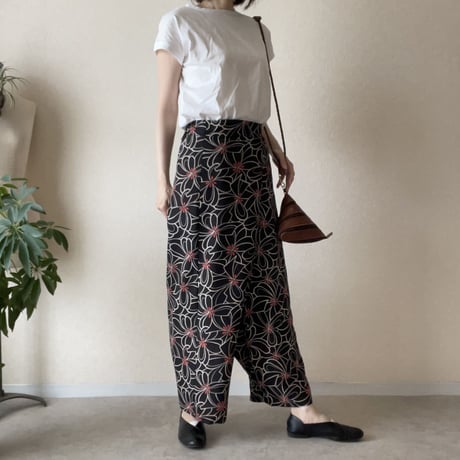 『折華：SEKKA』Wrap Sarouel pants