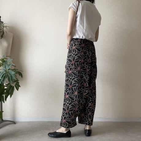 『折華：SEKKA』Wrap Sarouel pants