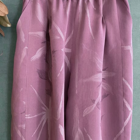 『杁守：IRISU』 Cocoon pants