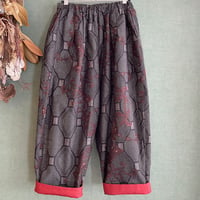 大島紬コクーンパンツ8分丈/Oshima cocoon pants, cropped length