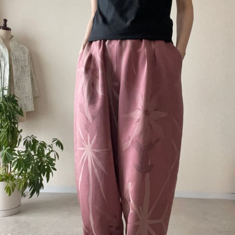 『杁守：IRISU』 Cocoon pants