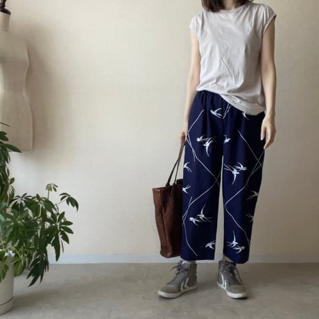 『木葉の妹：Konoha's sis.』 Cocoon pants（cotton）