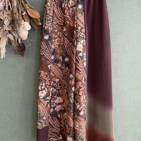 『奏樹：SOJU』Wide Pants with Gold Foil
