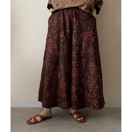 「紅葉フレアパンツ」Autumn Flared Pants