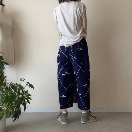『木葉の妹：Konoha's sis.』 Cocoon pants（cotton）
