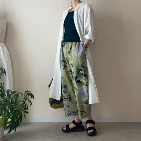 『鈴：SUZU』Cocoon pants (cotton)