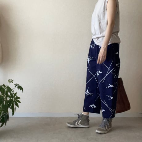 『木葉の妹：Konoha's sis.』 Cocoon pants（cotton）