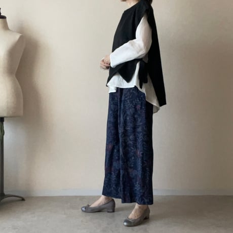 『Tsumugi x Shibori Tops』『MICHI:Wide Pants』for Ms.