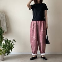 『杁守：IRISU』 Cocoon pants
