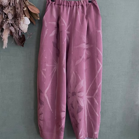 『杁守：IRISU』 Cocoon pants