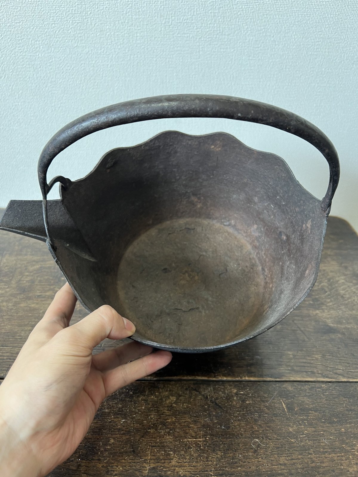 時代鉄製松竹梅銚子