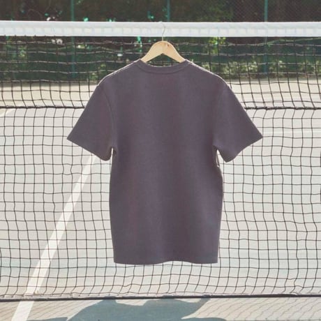 AOD original smooth T-shirt 【navy gray / beige】