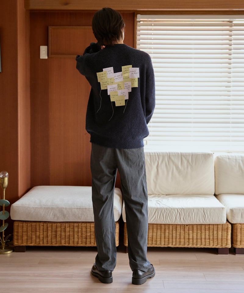 post-it mohair knit 【red/yellow】 | anotherordin