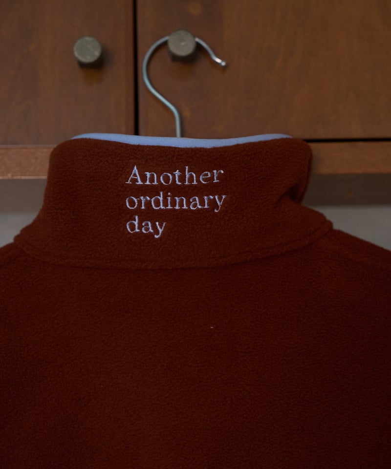 Peekaboo half Zip Fleece【brown】 | anotherordina