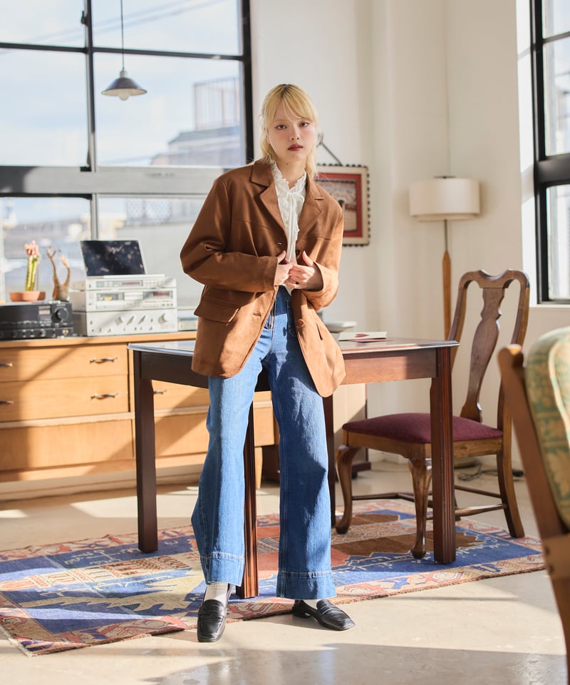 ジャケット・アウター SOELLE DRAWSTRING QUILTING COAT Suede Quilting Jacket coat | anotherordinaryday