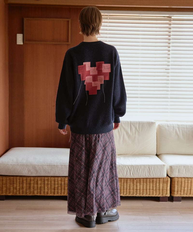 新品同様♡post-it mohair knit♡ post-it mohair knit 【dusty blue】 | anotherordin