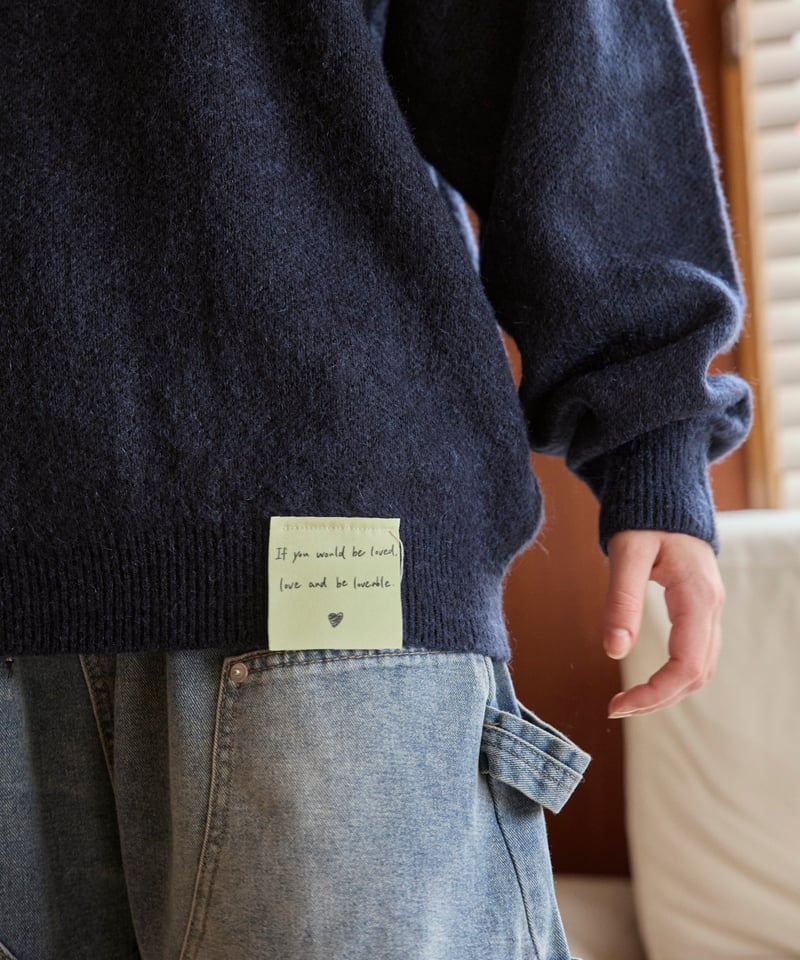 post-it mohair knit 【red/yellow】 | anotherordin