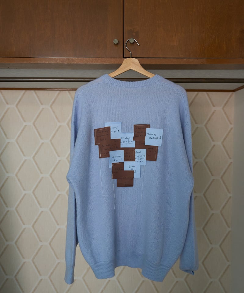 post-it mohair knit 【dusty blue】 | anotherordin