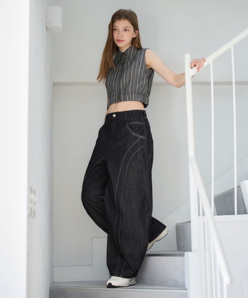 あかりんご　36 AOD Original Curve Line Denim | anotherordinaryday