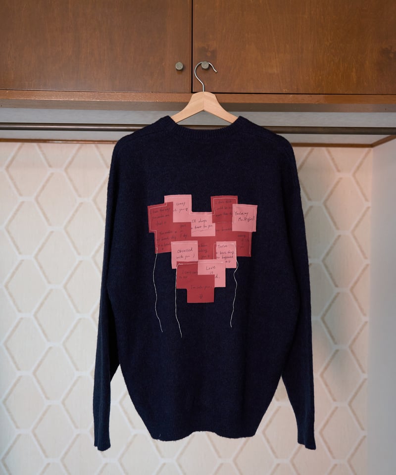 post-it mohair knit 【red/yellow】 | anotherordin