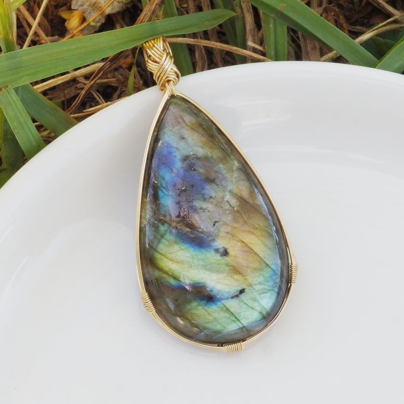 ラブラドライト（ペンダントトップ） | Crystal Light