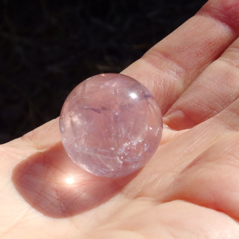 パウエライト・アメジスト（スフィア、虹入り） | Crystal Light