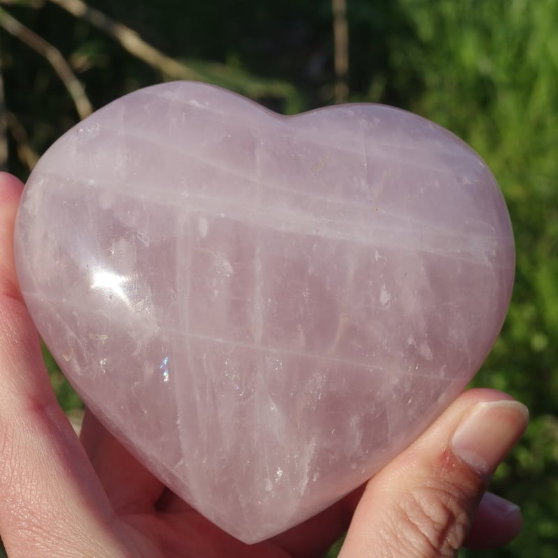 ローズクォーツ（特大ハート型） | Crystal Light