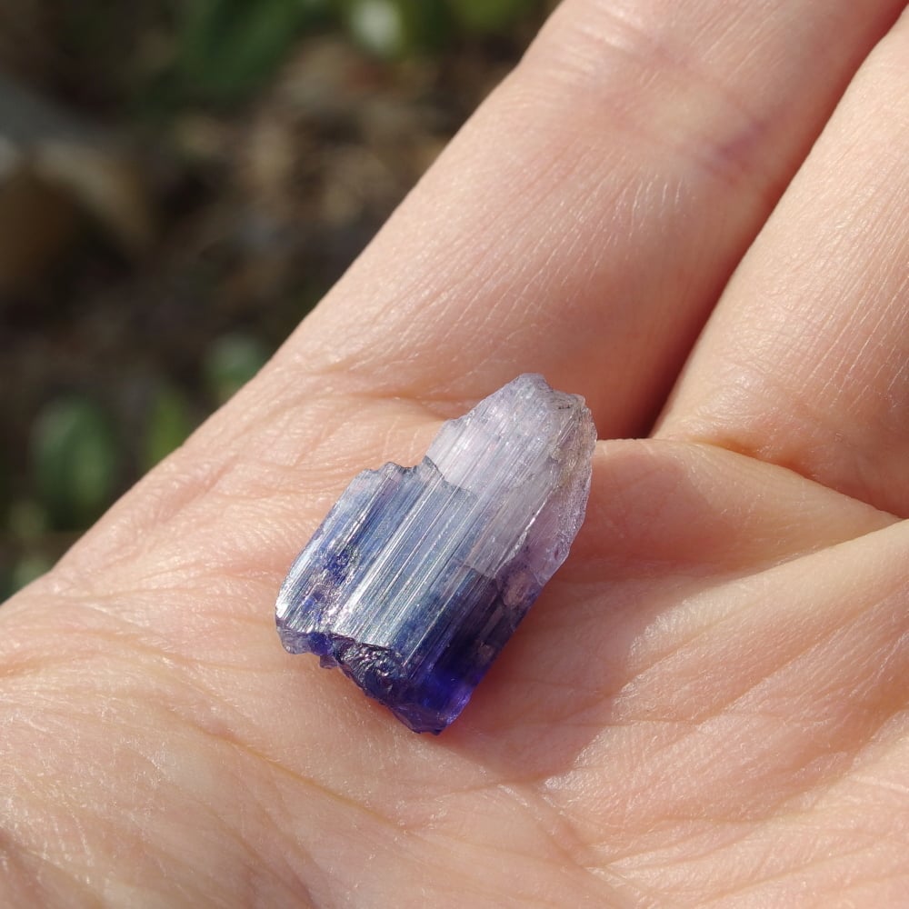天然非加熱 タンザナイト＆クォーツ 原石 非加熱タンザナイト原石【特典付き】 | Crystal Light