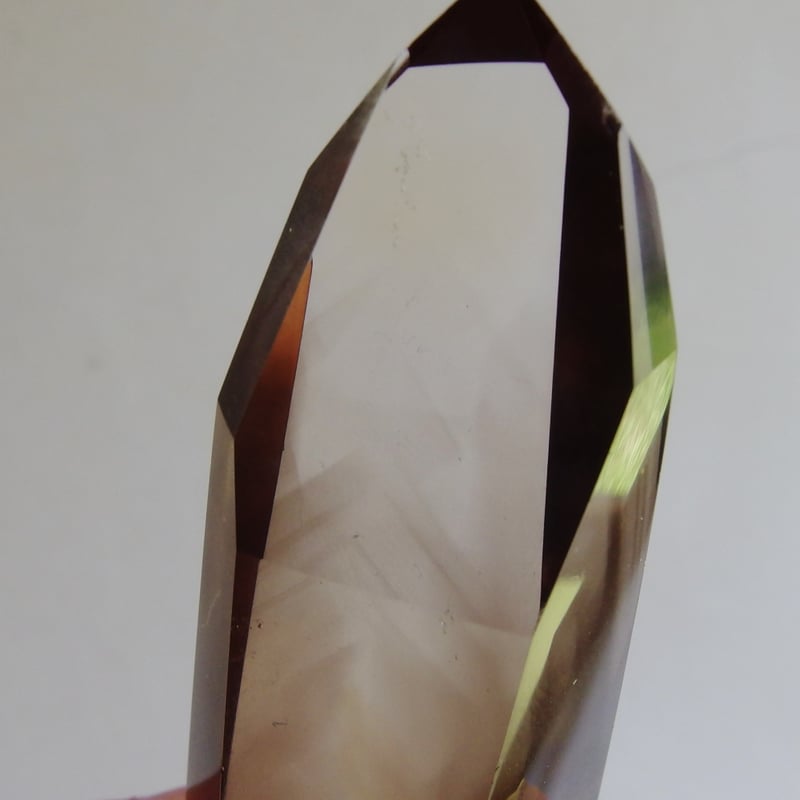 天然スモーキーシトリン（ファントム、チャネリング、虹入り