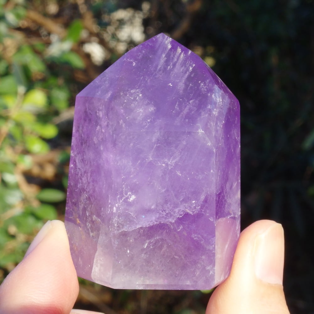 アメジストタワー アメジスト（タワー、虹入り） | Crystal Light