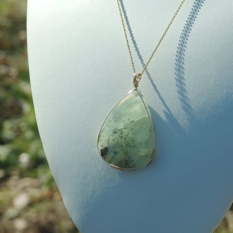 プレナイトのペンダントトップ