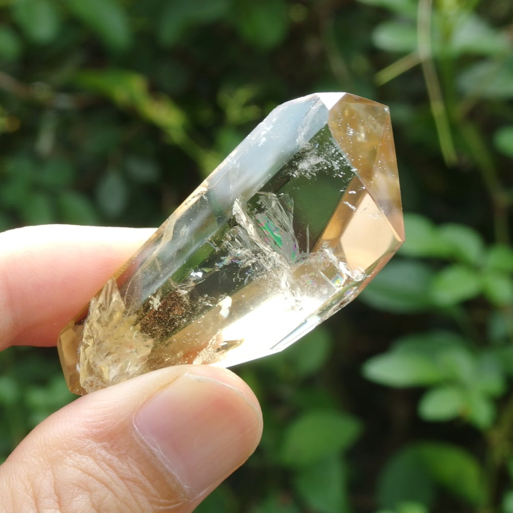 【天然】✨シトリン 天然シトリン（虹入り）【特典付き】 | Crystal Light