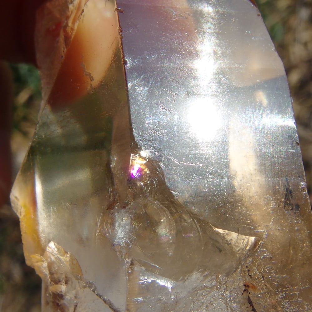 スモーキーレムリアンクリスタル（虹入り）【特典付き】 | Crystal Light