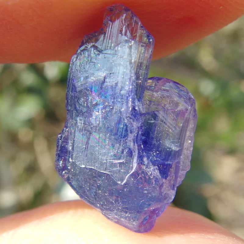 非加熱タンザナイト原石（虹入り）【特典付き】 | Crystal Light
