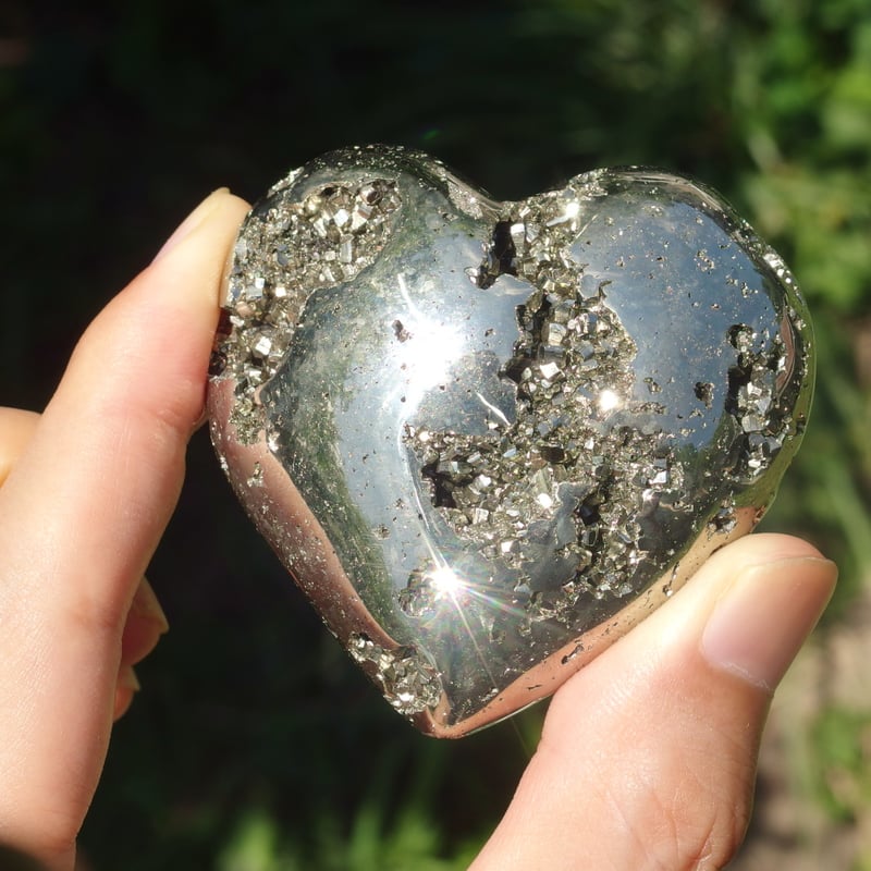 ペルー産・パイライト・ハート型♡ パイライト（ハート型） | Crystal Light