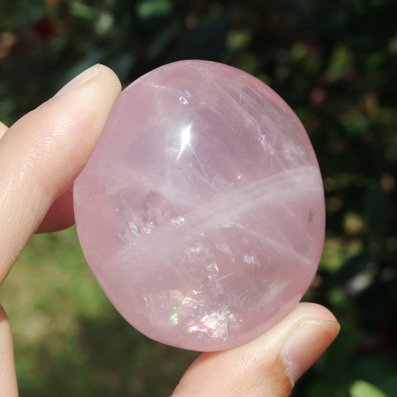 高品質　スターローズクォーツ　虹入り ローズクォーツ（虹入り） | Crystal Light